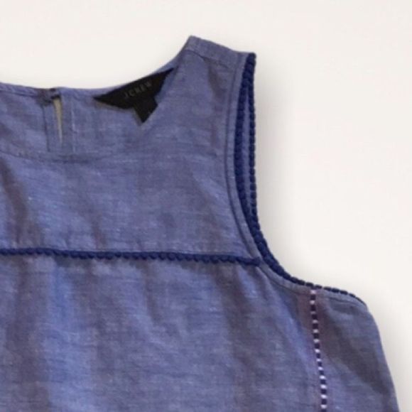 J. CREW Linen Blend Sleeveless Top - Picture 4 of 8